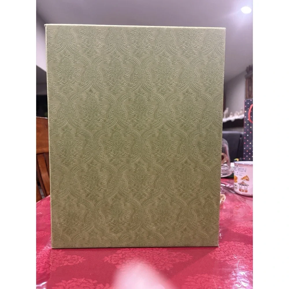 Gucci Empty Shoe Box Green Embossed Lid Authentic Luxury Storage